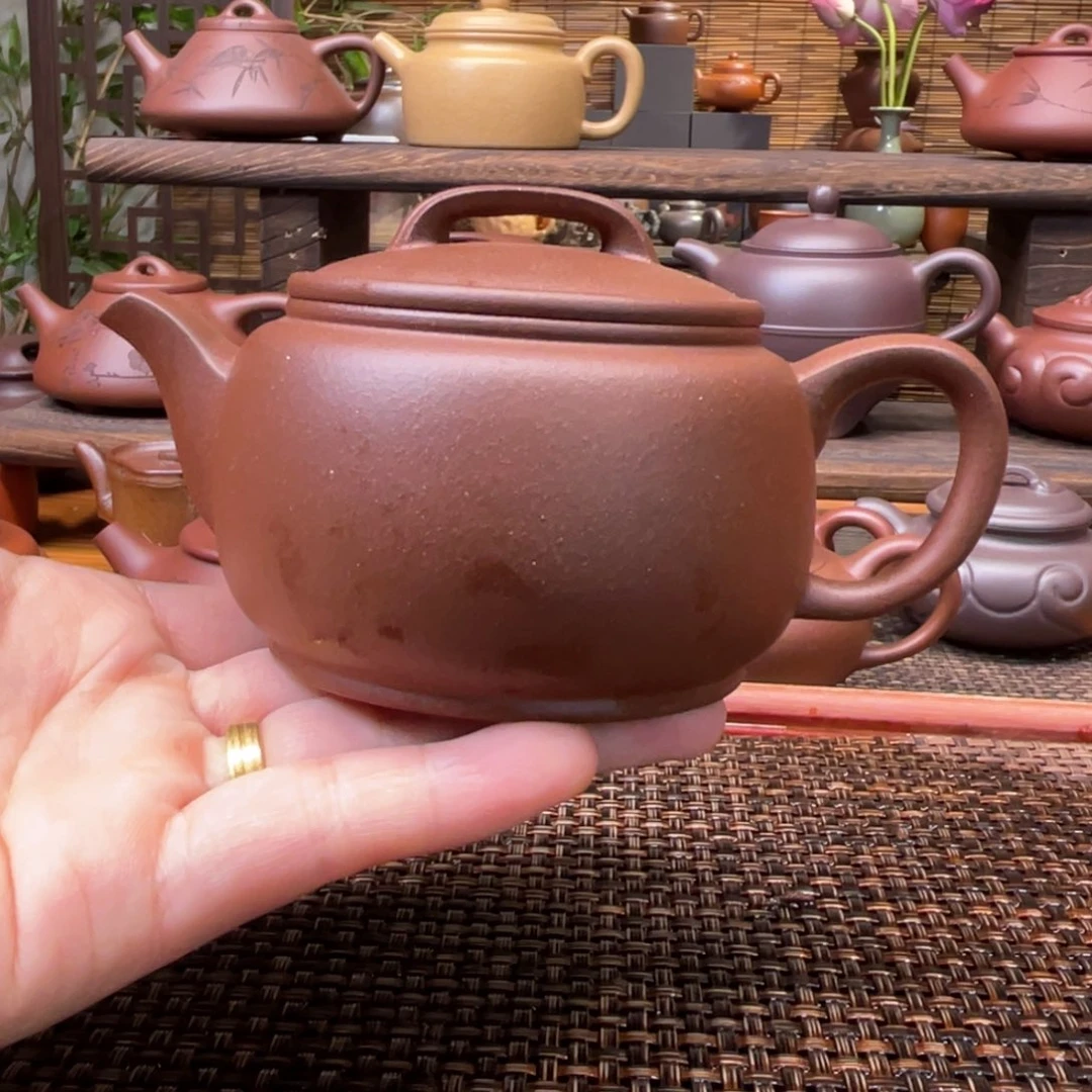 茶壶紫砂宜兴原矿紫砂手工制190