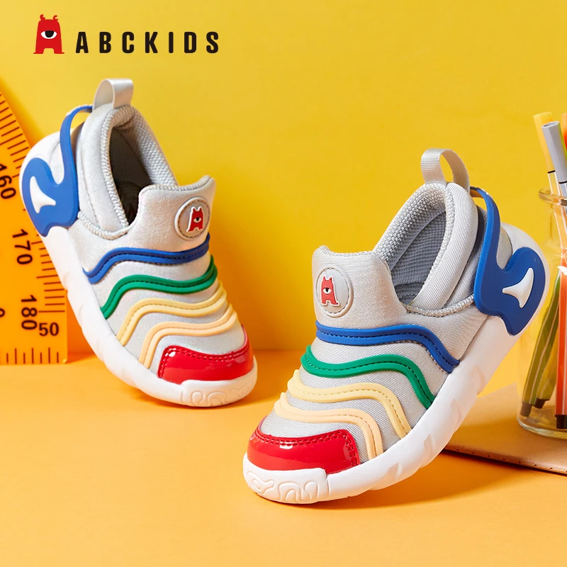 Abckids宝宝学步鞋1-6岁秋季款软底舒适幼儿园室内外运动跑步鞋