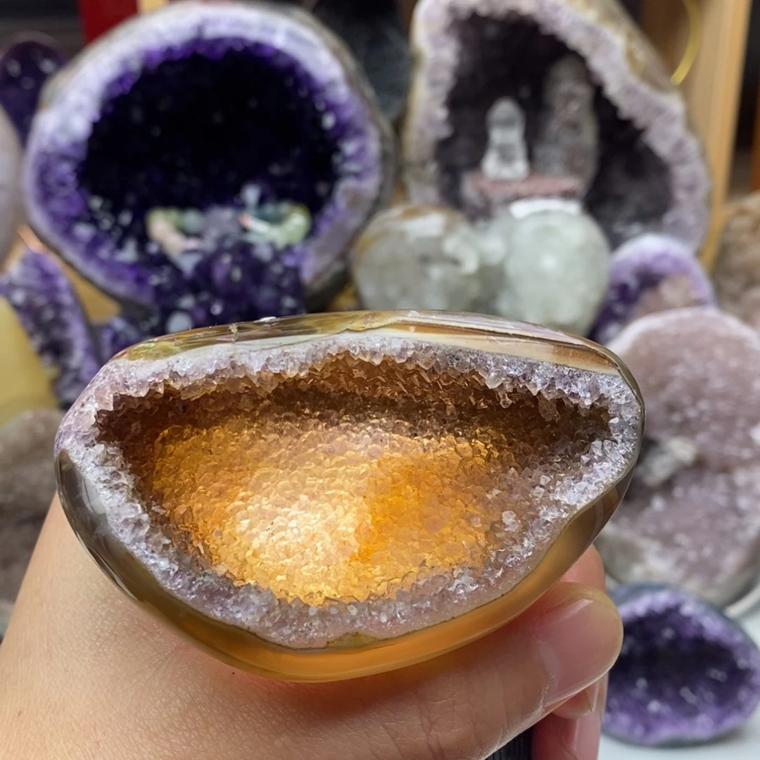 未镶嵌大型摆件（非配饰）紫晶