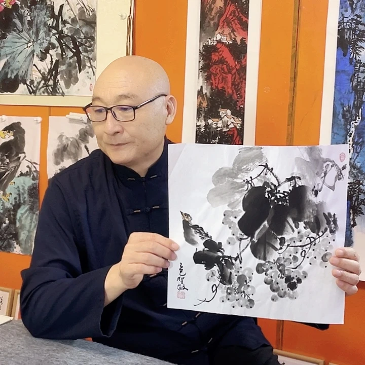 国画张圣敏先生纯手绘作品