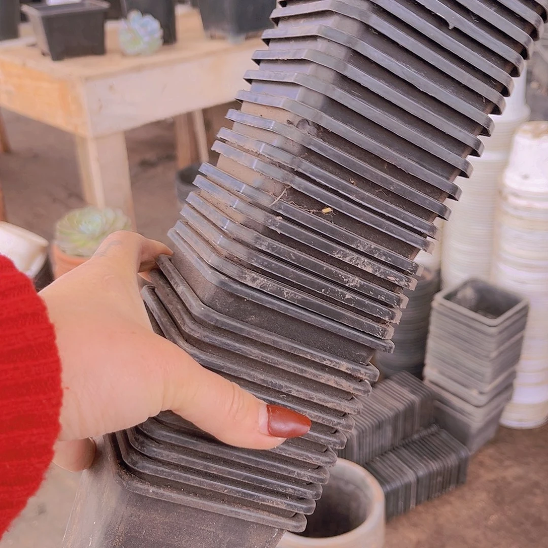 旧口径9高9黑方盆40个