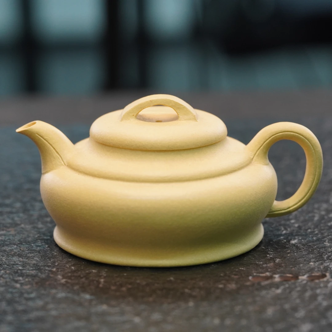 20548 胡乃林 本山绿泥线圆壶 200cc