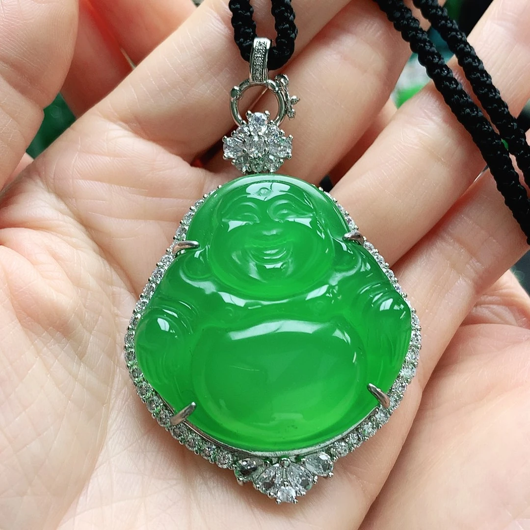 玛瑙/玉髓未镶嵌吊坠