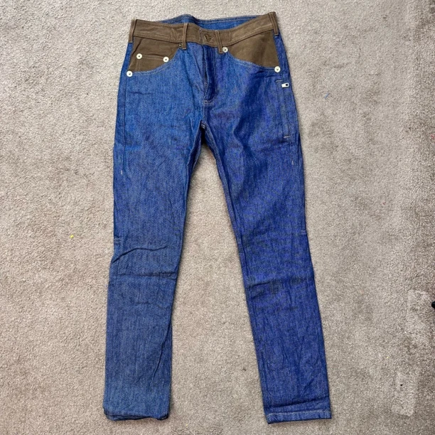 99新  neil barrett 牛仔裤
