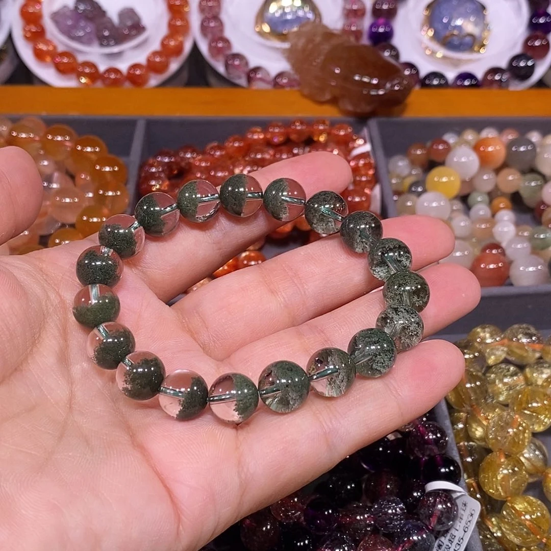 未镶嵌手链水晶绿幽灵10