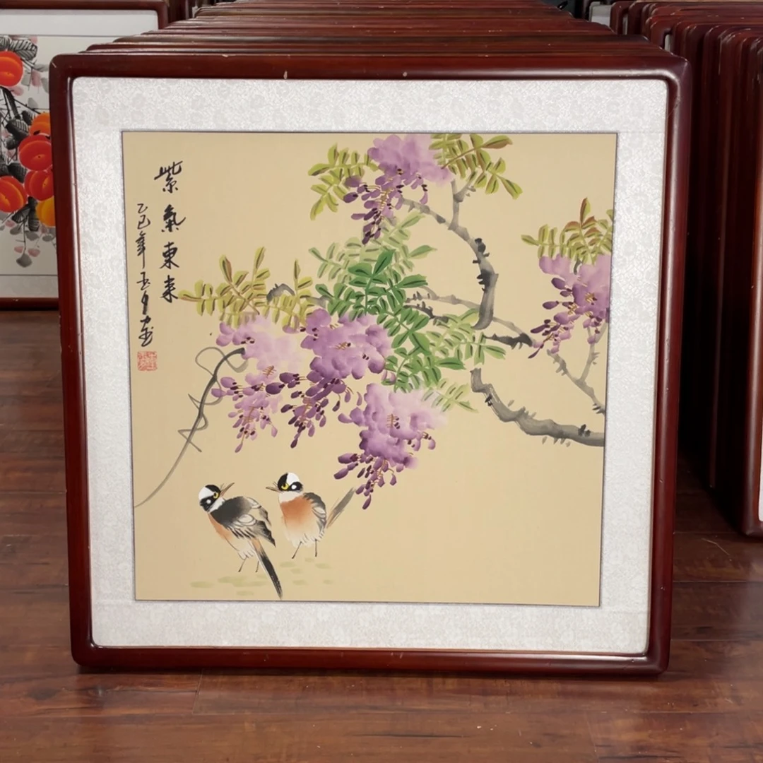 国画带框尺寸63*63厘米