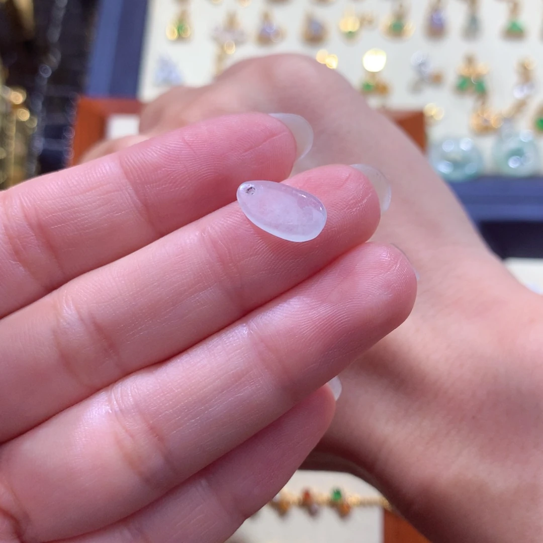 用***4翡翠18K金镶嵌颈饰手链分单链接