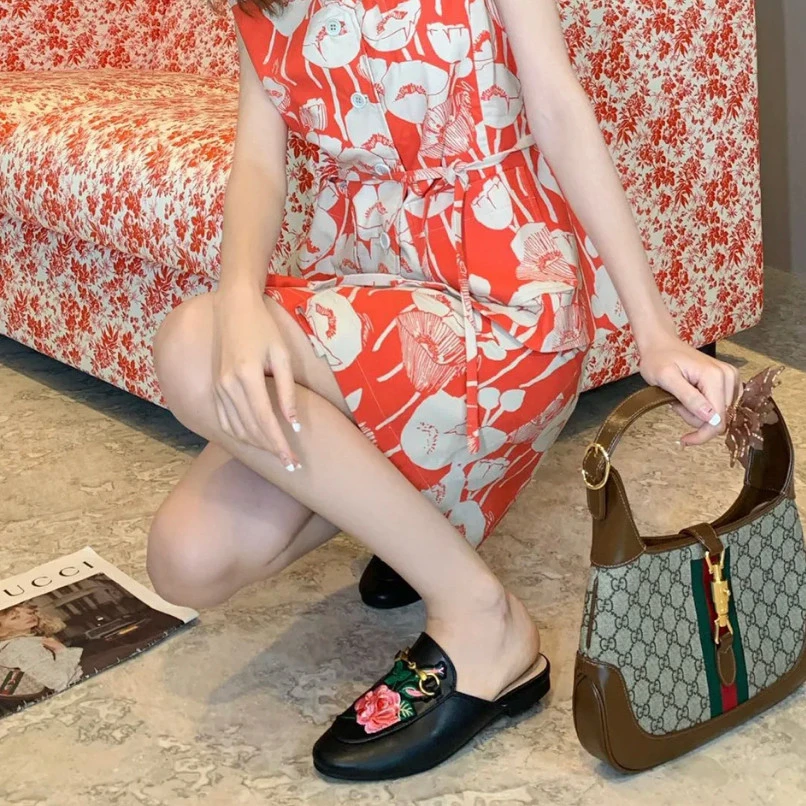 95新 GUCCI/古驰 拖鞋/37码/Xsp31804