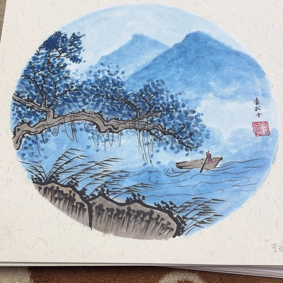 国画38-38卡纸作品艺