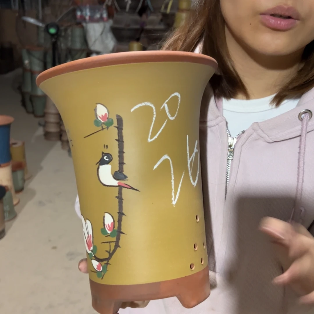宜兴川阁紫砂花盆单个