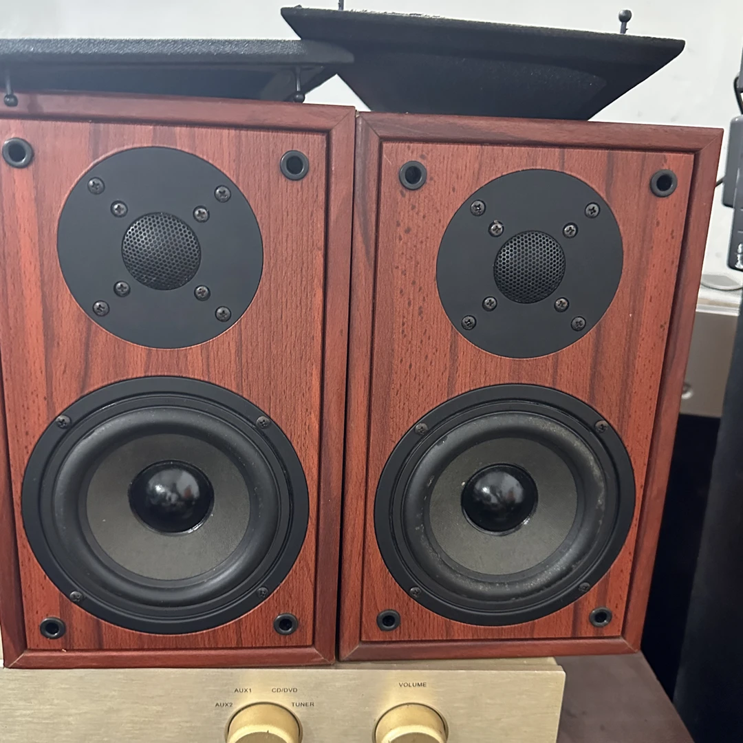 8新  二手DIY5寸书架音箱一对，包邮