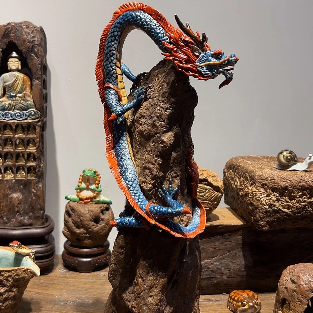 鱼*龙香塔纯手工制作一物一件刘镇光李小金作品