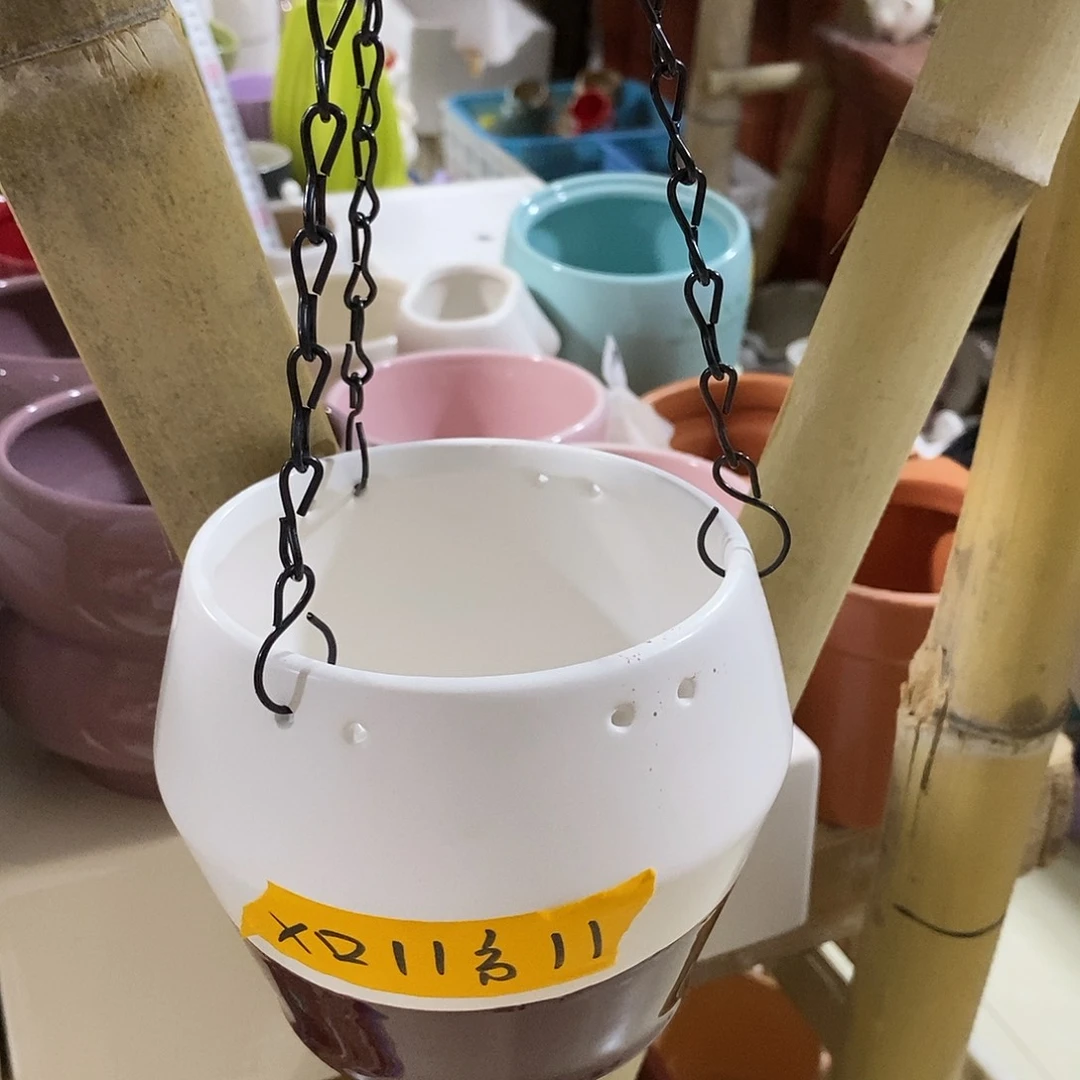 摆件陶盆有孔 瑕疵介意勿拍