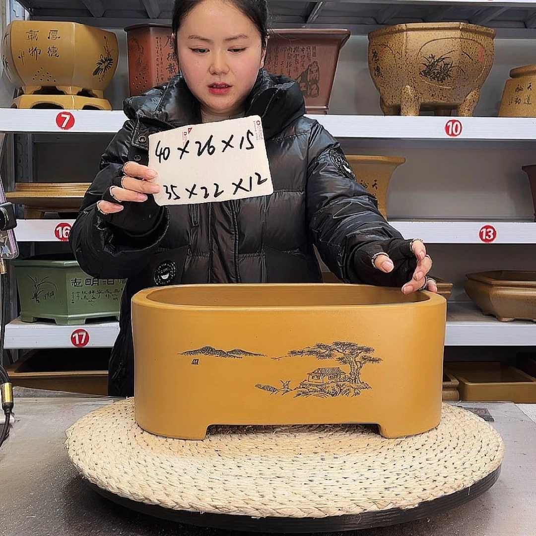 紫砂花盆紫砂花盆