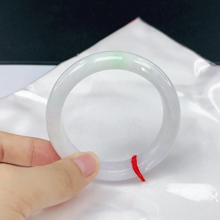 翡翠未镶嵌手镯圈53，40191