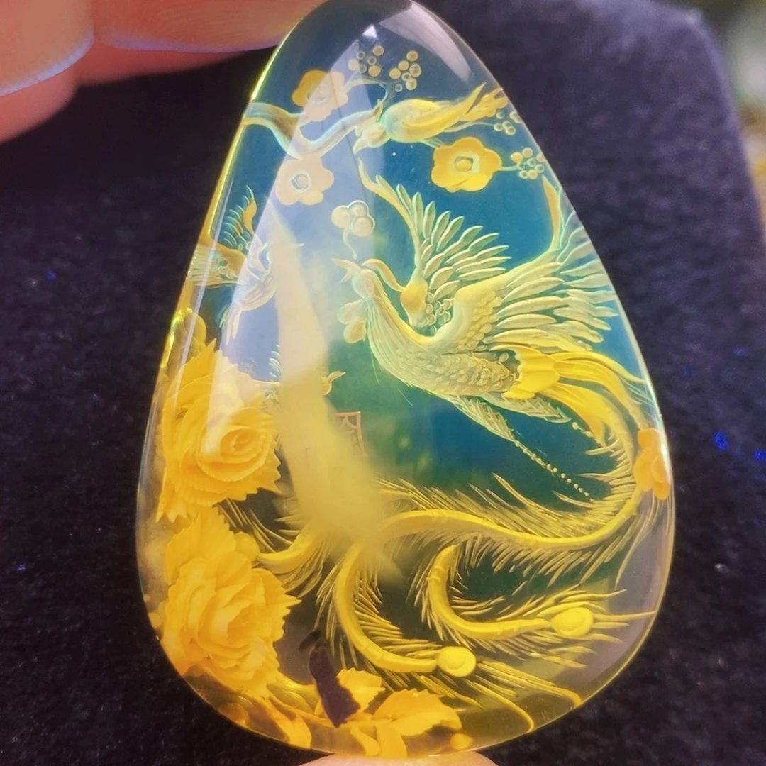 【闪购商品】金珀吊坠(不含链)未镶嵌