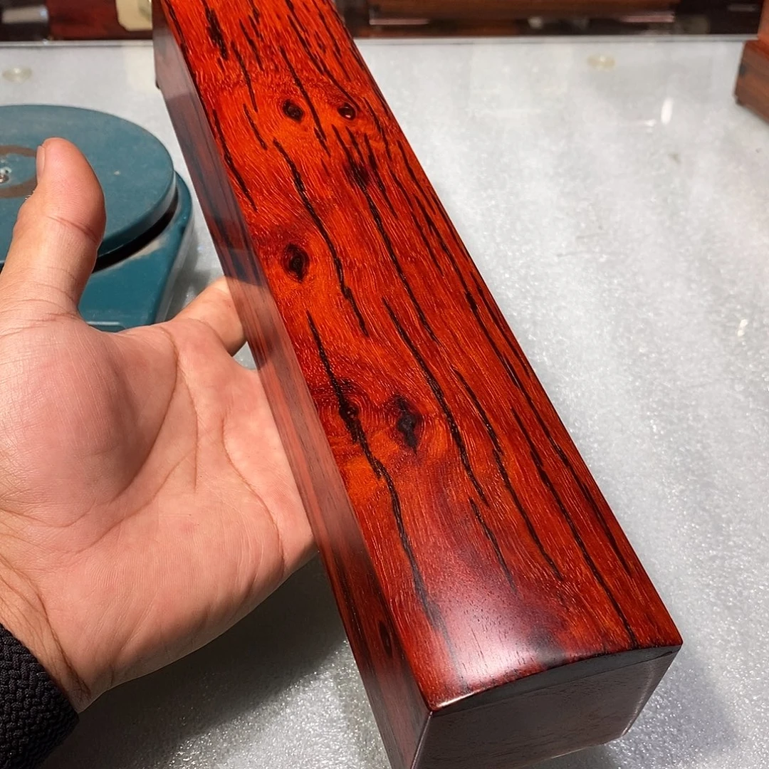 檀香紫檀（小叶紫檀）独板抽拉盒30/6/5.3