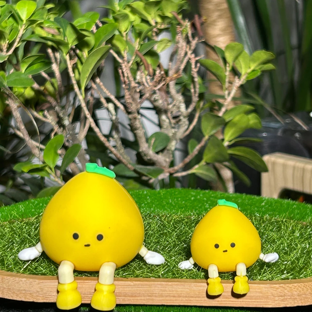 可爱柚子树脂摆件