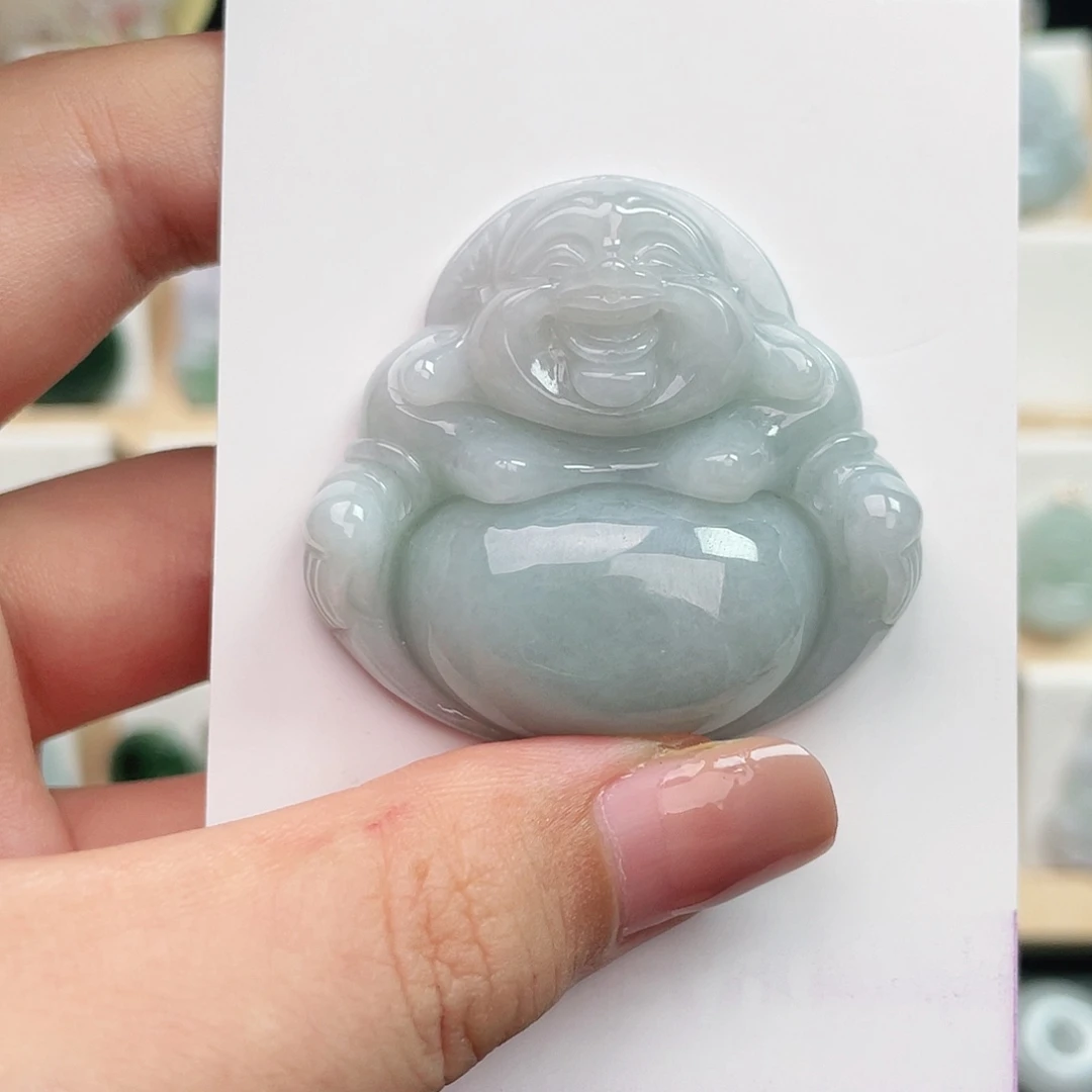 颈饰未镶嵌翡翠佛公