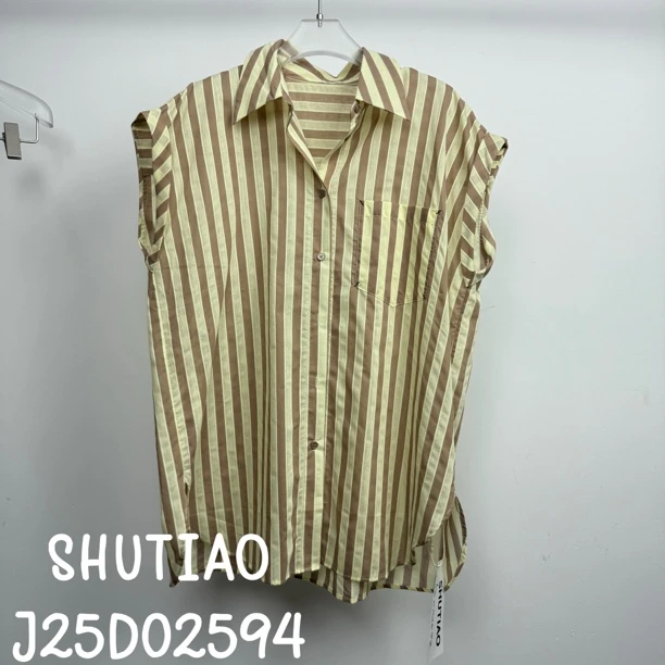 【SHUTIAO】2025夏季：新款小众设计款马甲J25D02594