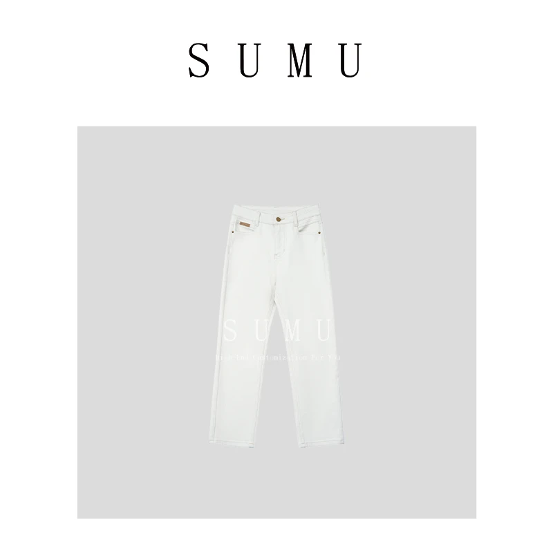 宿慕SUMU 女款牛仔裤 8-29 秋季2024新款时尚百搭牛仔裤A4506T