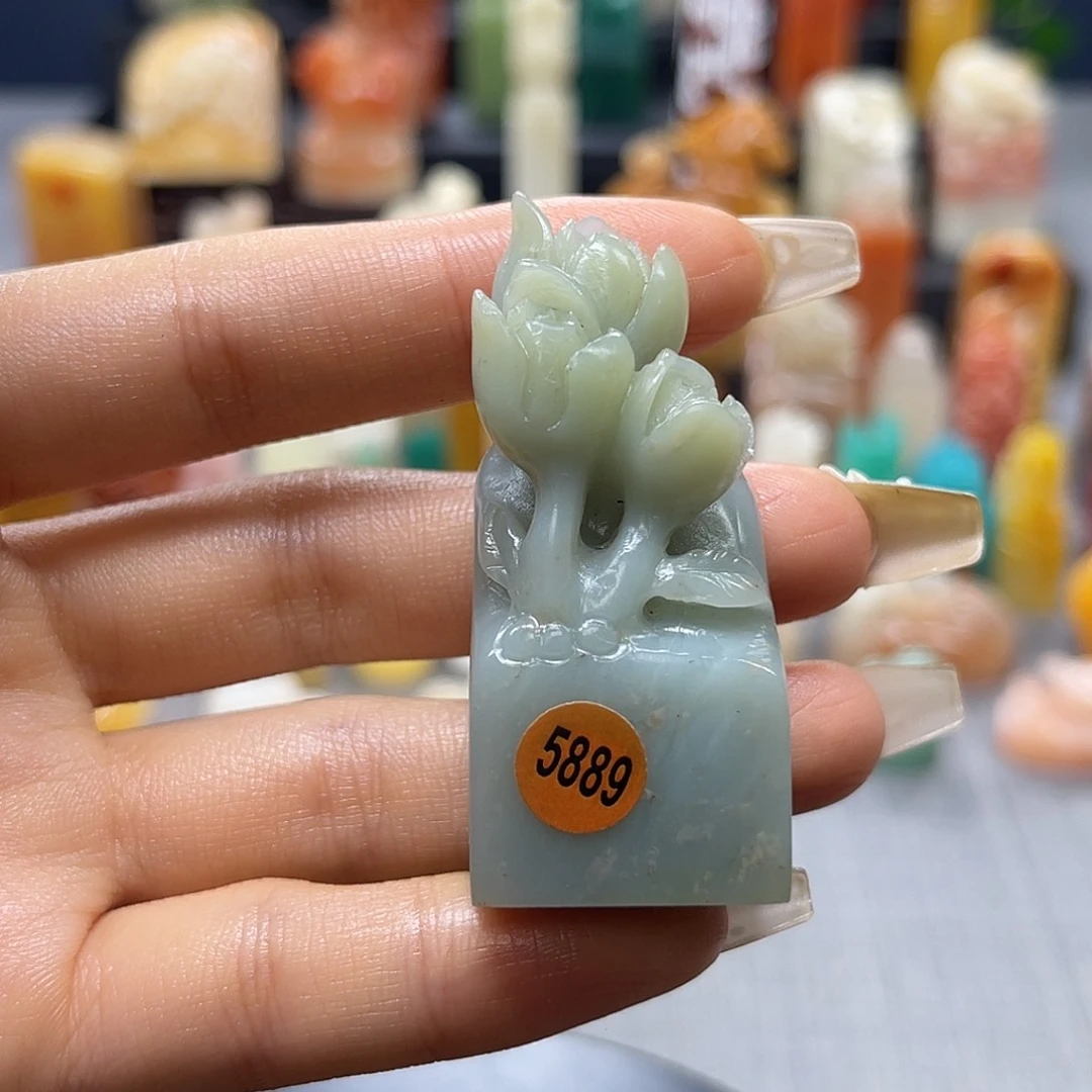 寿山石印石包邮包刻5889