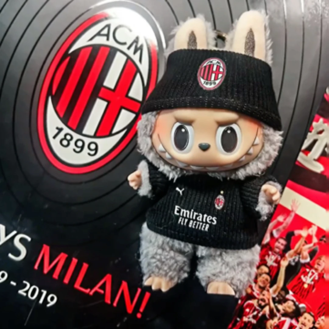 AC米兰labubu娃衣可印号印名字ac米兰