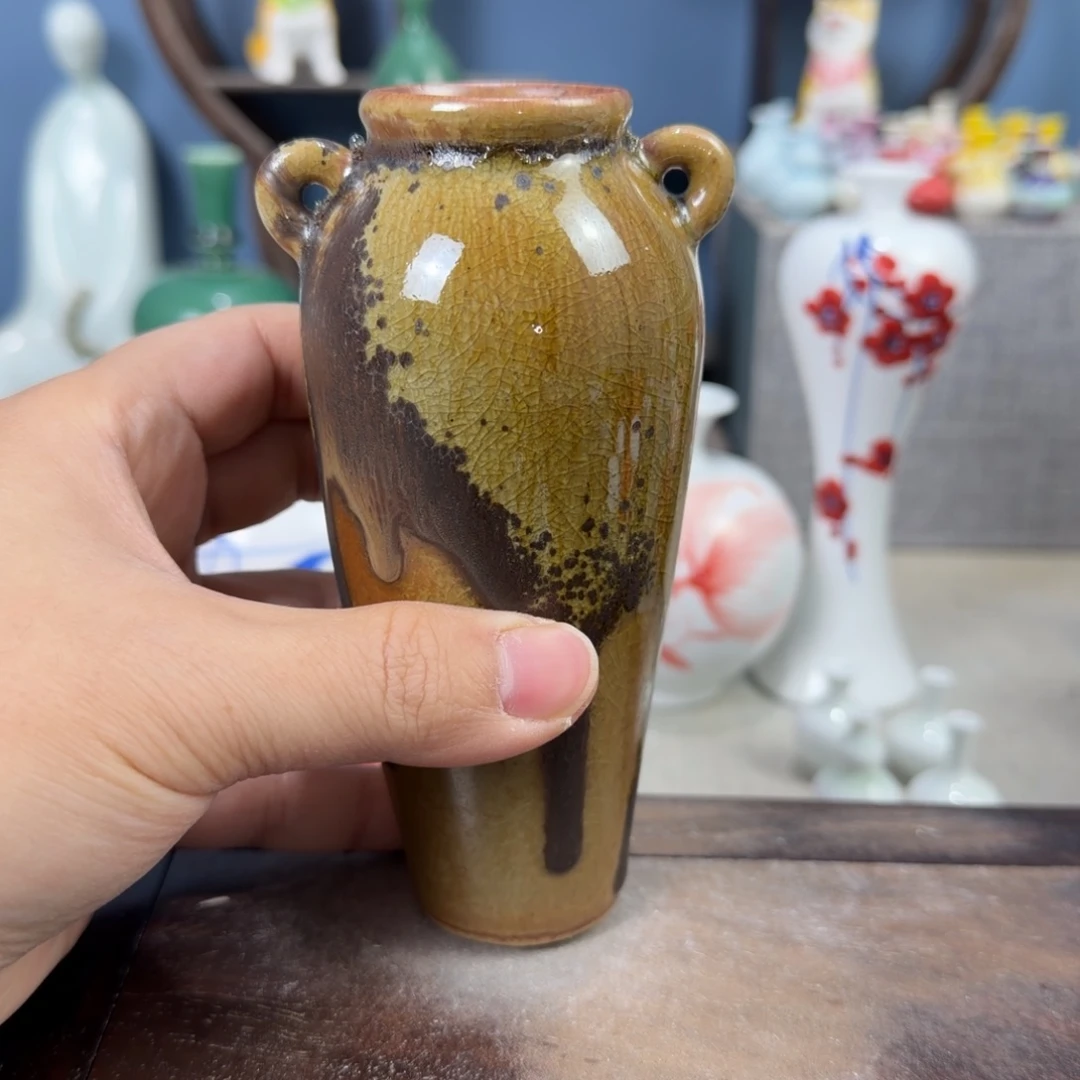 陶瓷手工小花器摆件