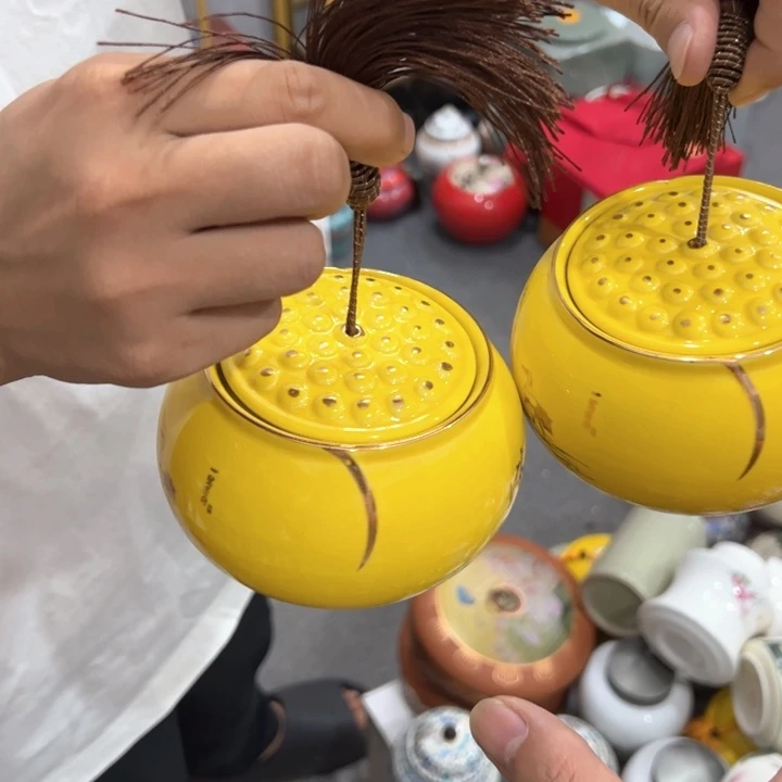 瑕疵福利品陶瓷茶叶罐