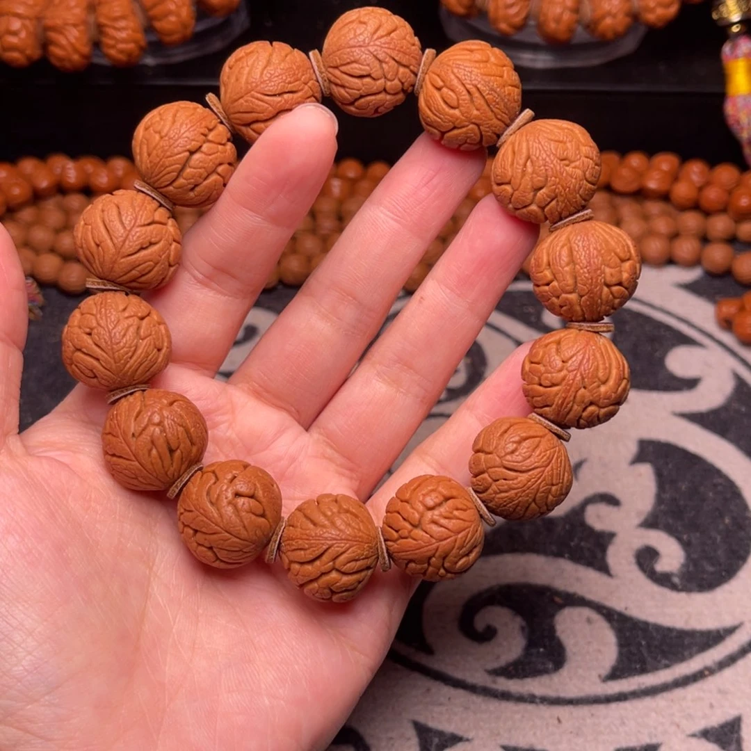 手串桃核龙纹铁将军18