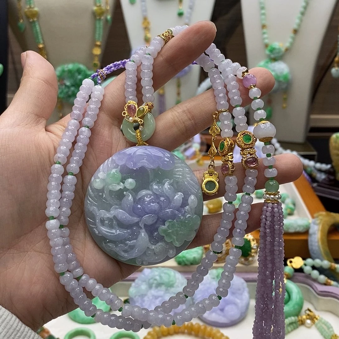 颈饰未镶嵌翡翠阿*项链