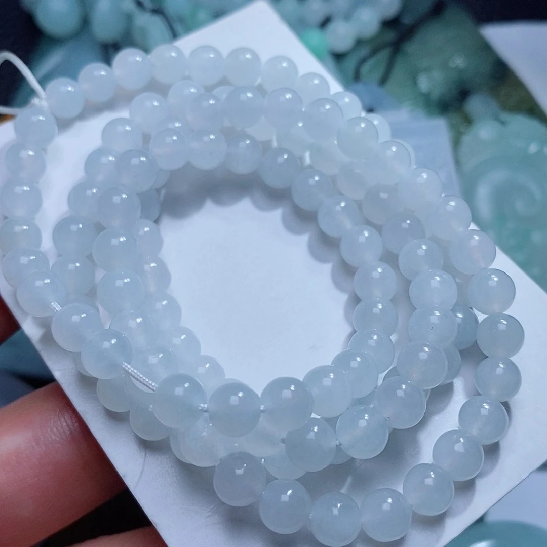 定制翡翠未镶嵌毛货付款后确认抛光