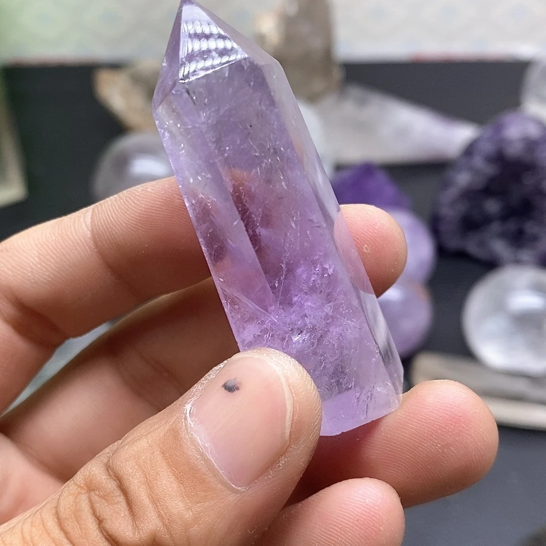 未镶嵌项圈水晶259水晶石