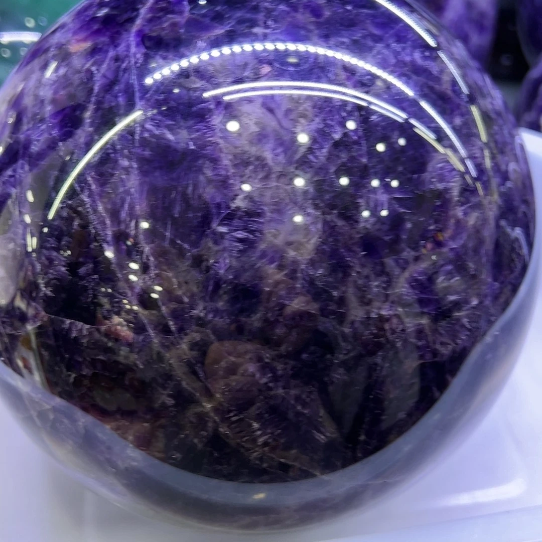 水晶水晶球摆件未镶嵌萌****丫