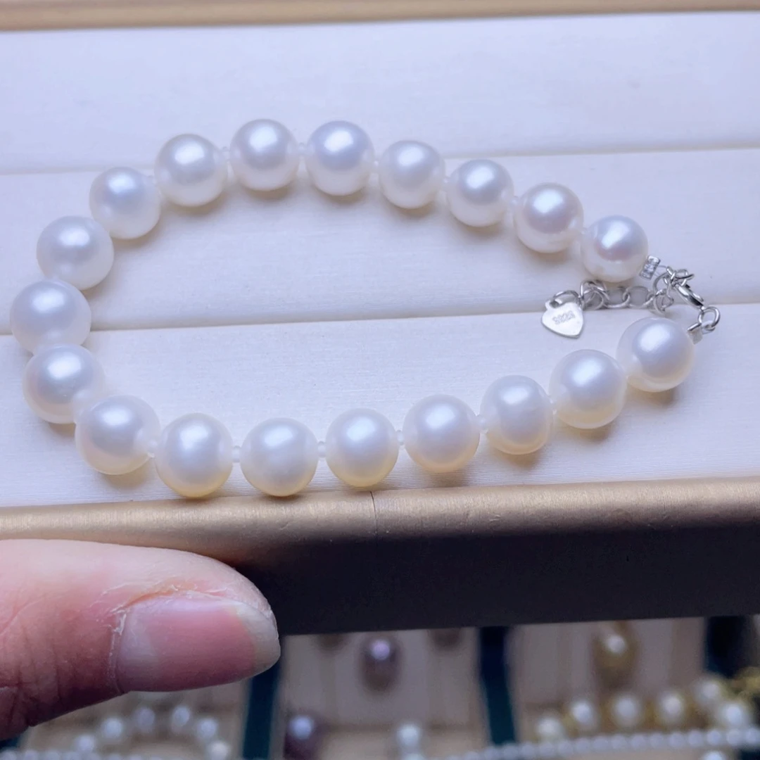 淡水珍珠手链银S925镶嵌