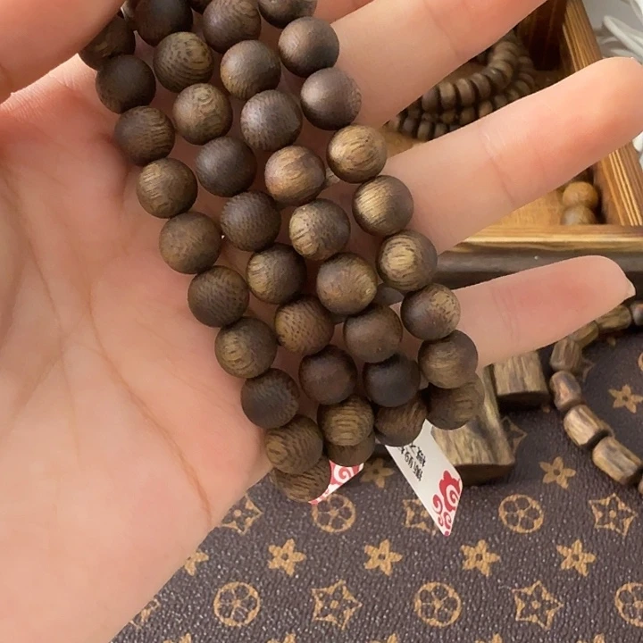 乌身原叶单圈手串08