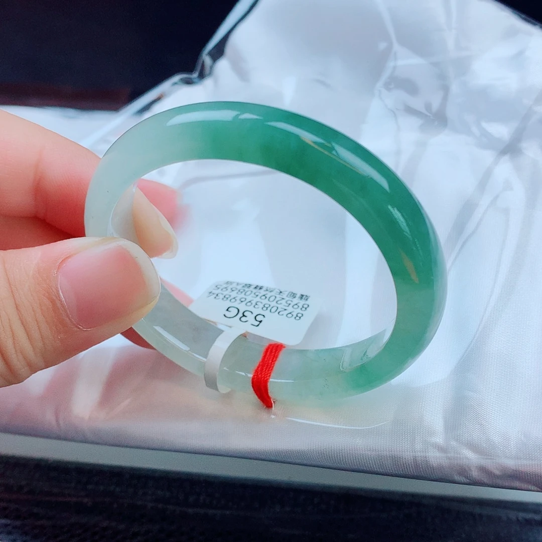 翡翠未镶嵌手镯天然缅甸翡翠A货手镯