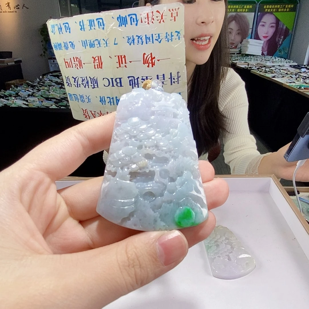 颈饰未镶嵌翡翠翡翠