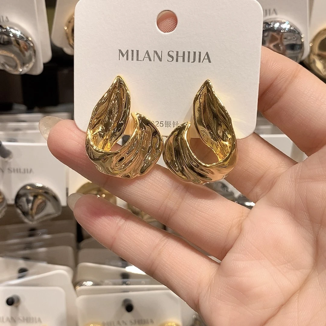 铜合金925银金色卷边