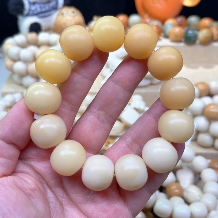 菩提根/象牙果手串云深度瑕1-18-73