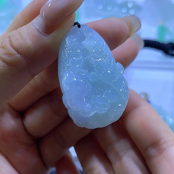 翡翠未镶嵌颈饰天然翡翠A货吊坠