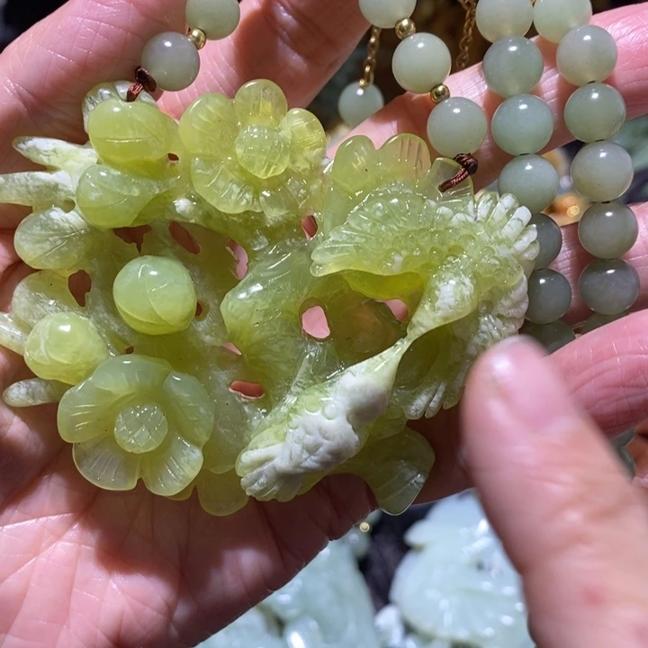 岫玉岫玉吊坠未镶嵌