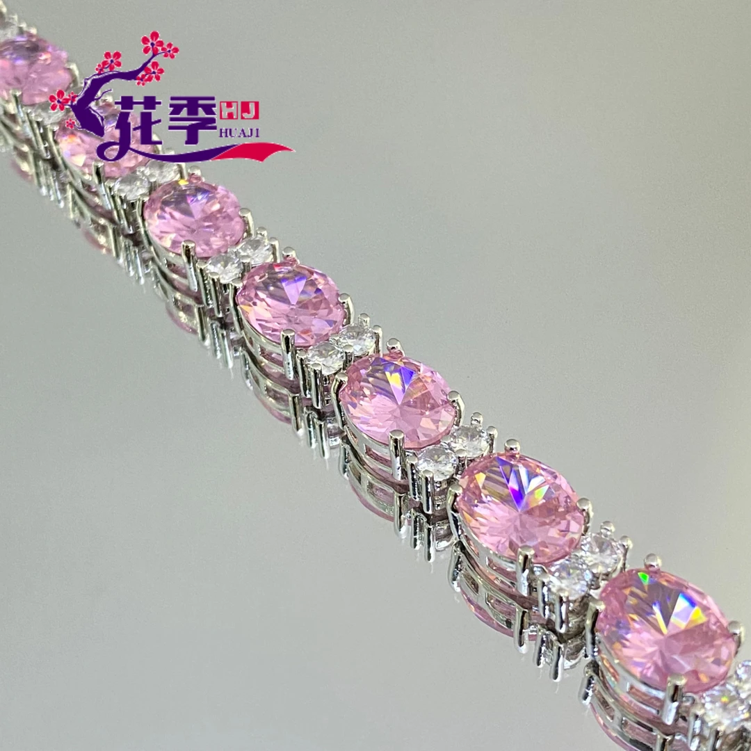 【花季】 原创高级艳彩粉干枯玫瑰手链TZL111