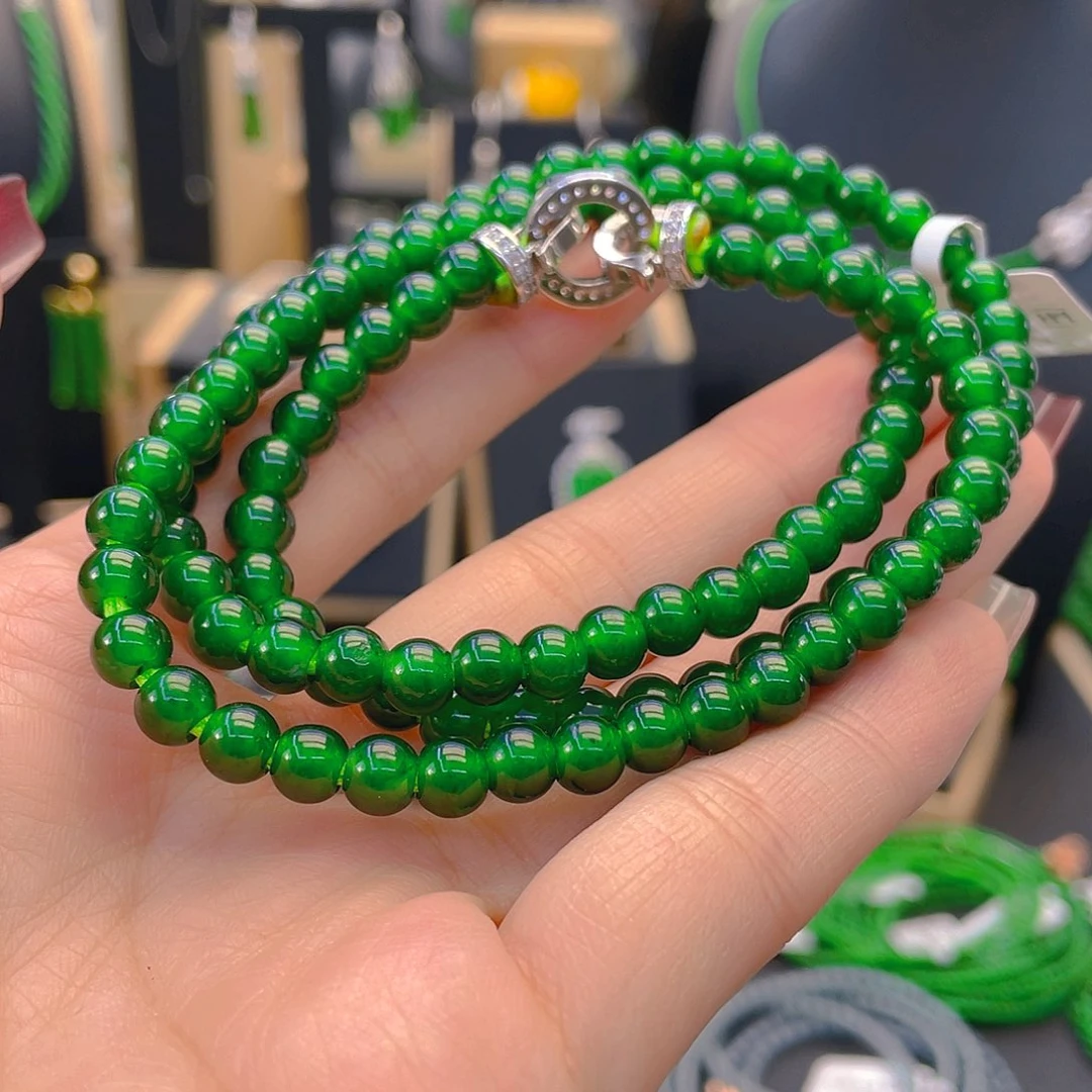 翡翠项链未镶嵌卡6