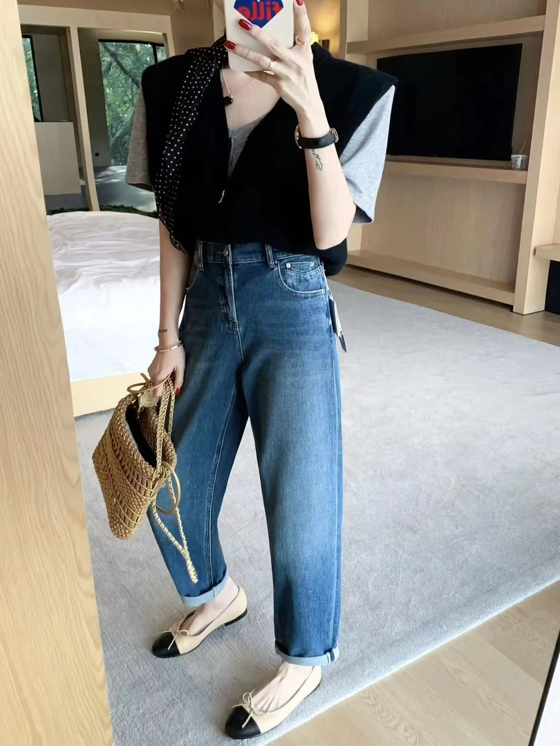 十三行4整款牛仔裤 清清清老爹裤