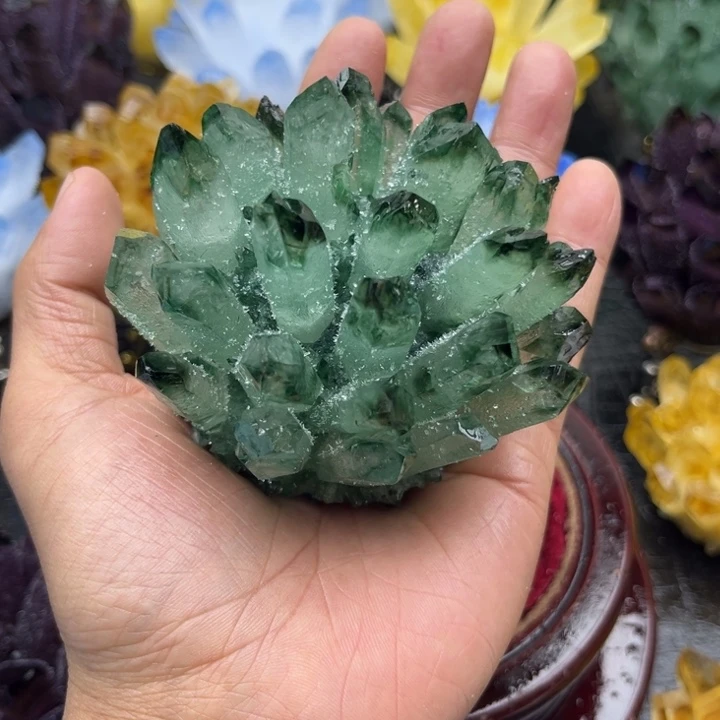 琉璃手工艺品J*L晶簇