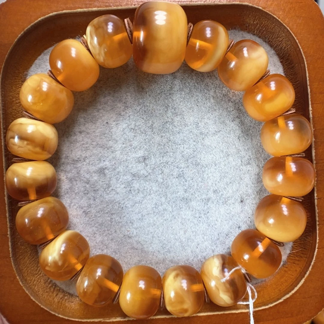 蜜蜡手串未镶嵌蜜蜡手串