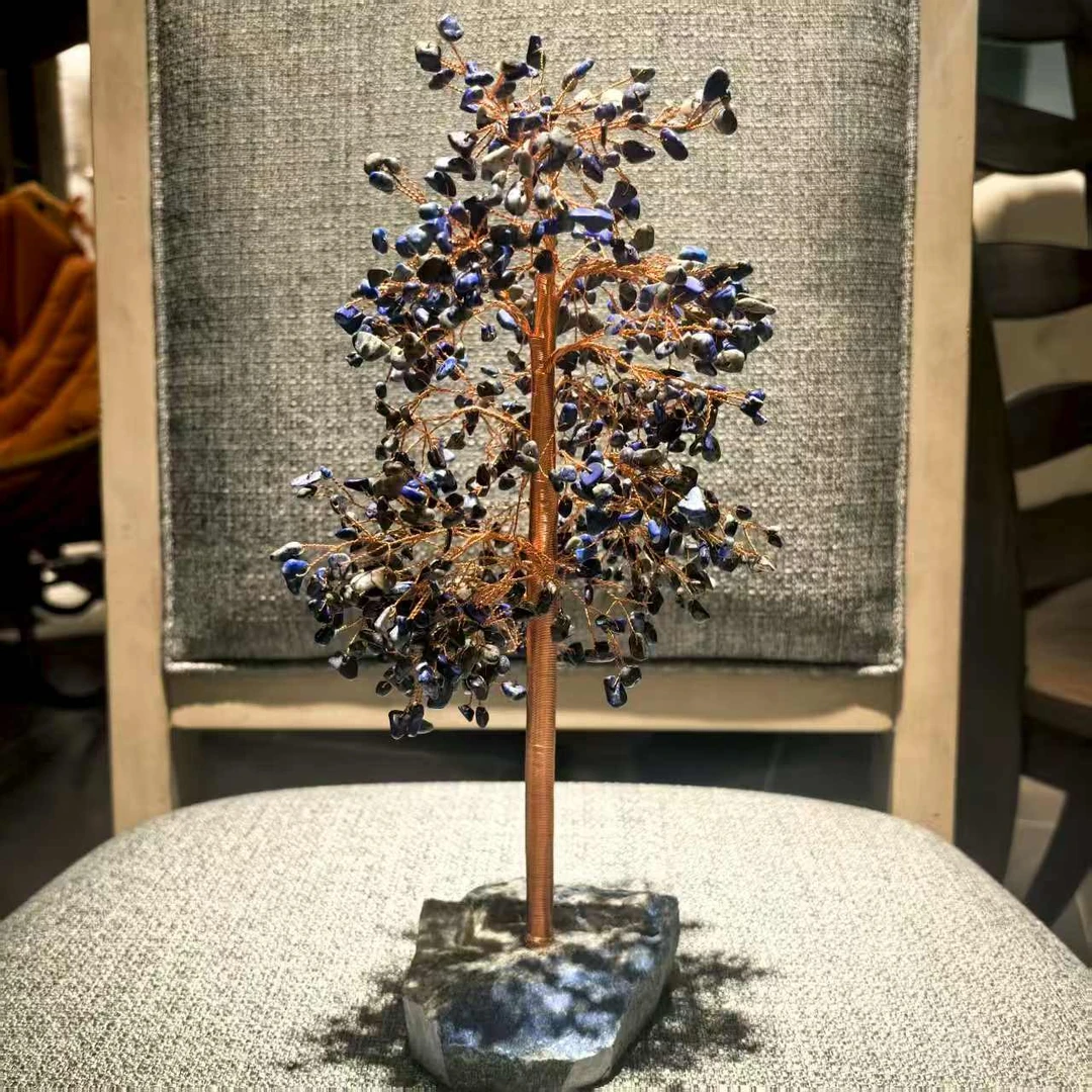 【欧美外单】天然晶石树