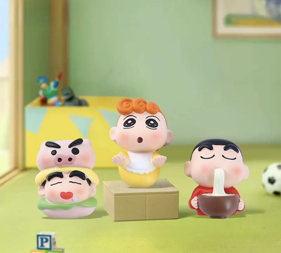 蜡笔不小心冰箱贴盲盒