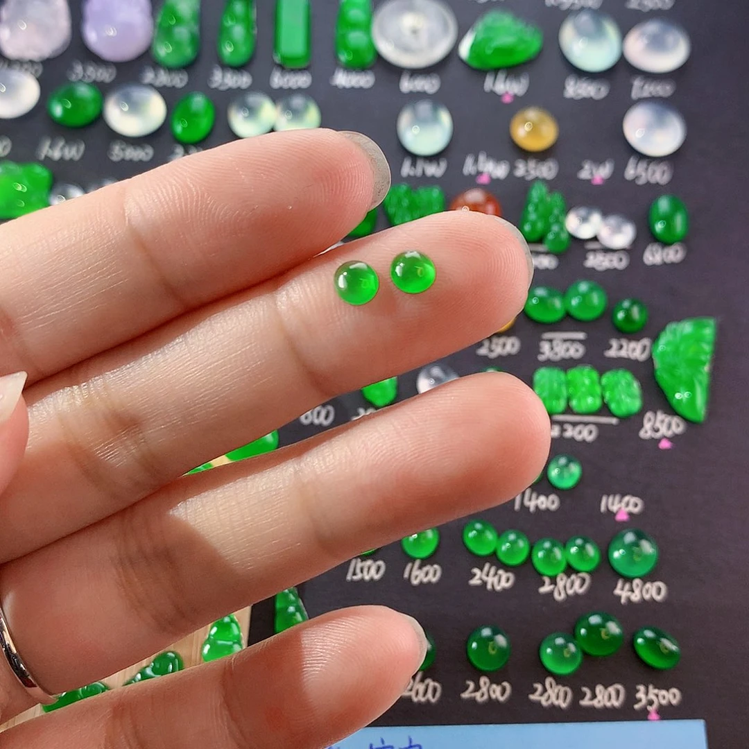 翡翠未镶嵌颈饰纯天然翡翠a货